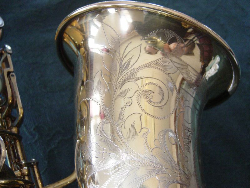 Saxophone Engraving Sax Gourmet