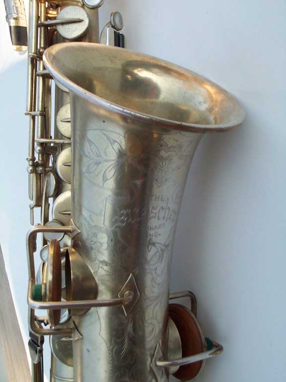 Saxophone Engraving Sax Gourmet