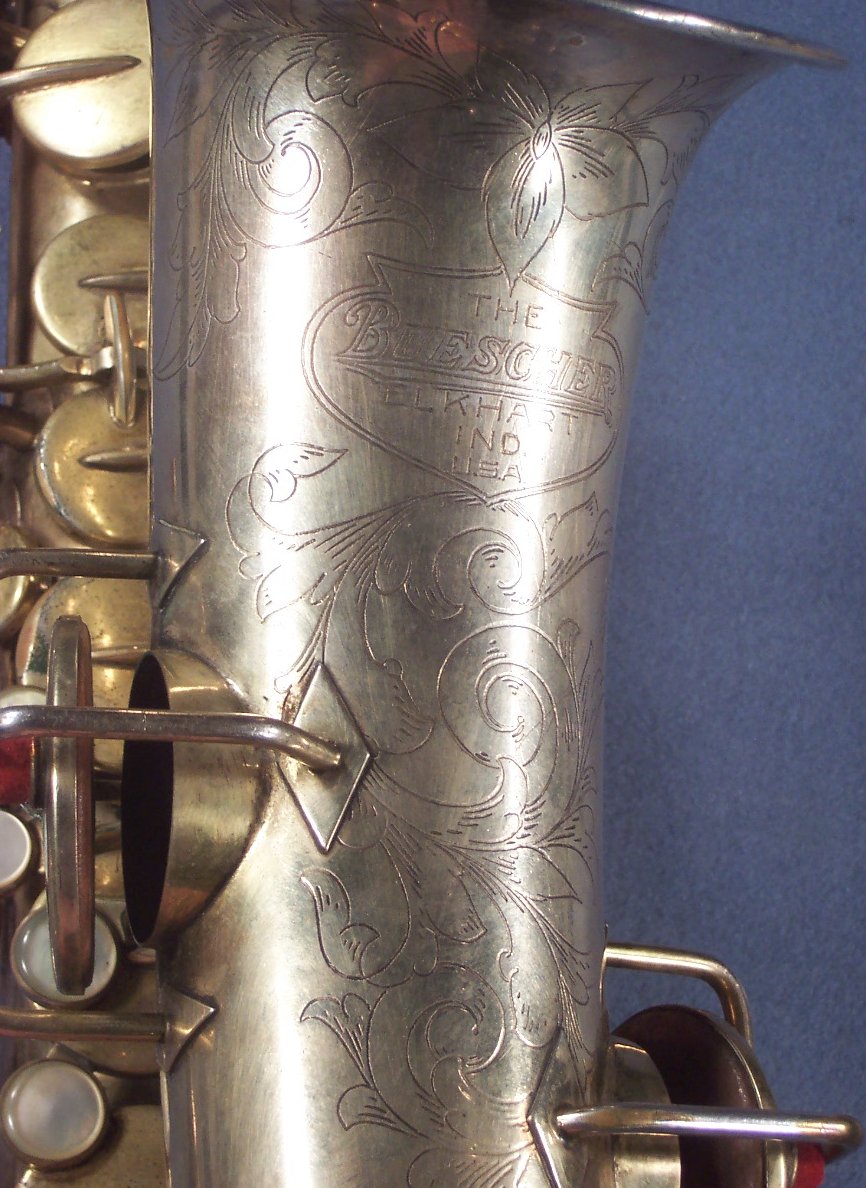 Saxophone Engraving Sax Gourmet