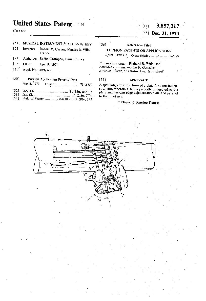 Saxophone Patents Sax Gourmet